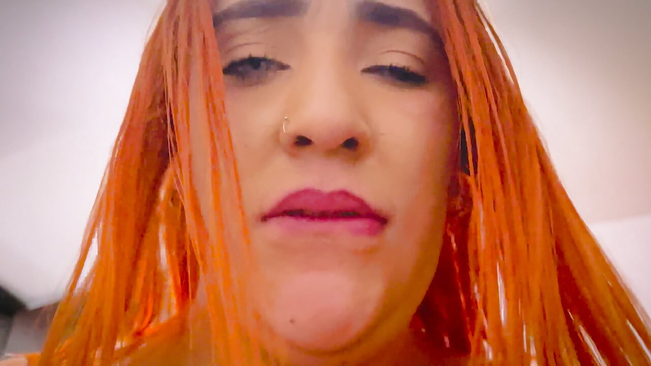 Beautiful busty curvy woman fucks me secretly in my room and I cum in her mouth