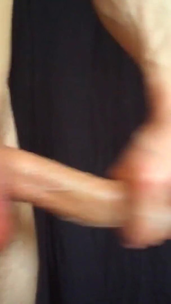 Thrilling moment from "Horny STUD strokes till his cock explodes"