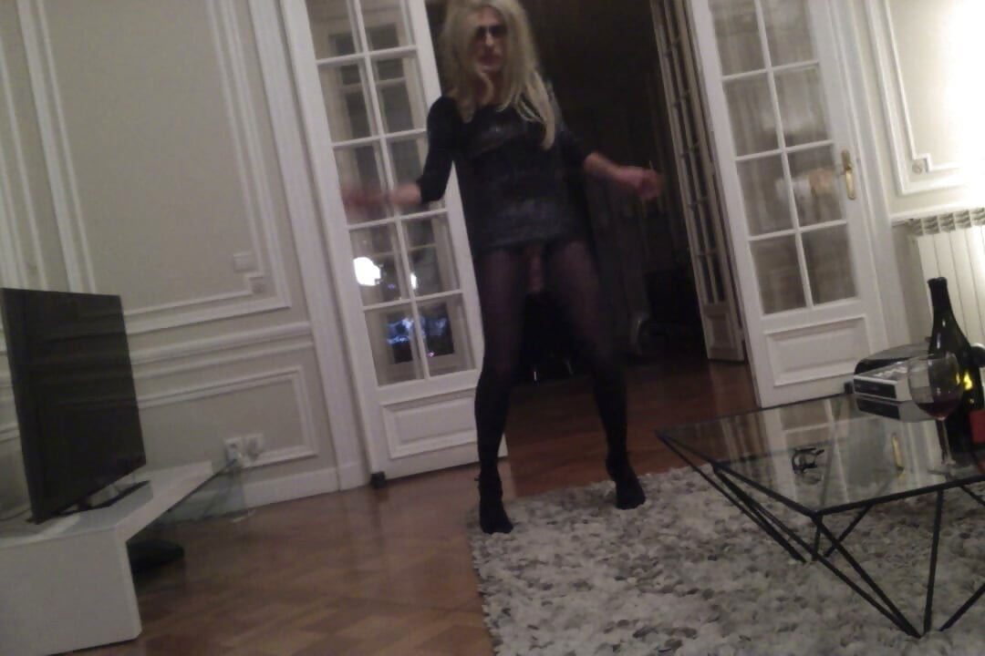 Dancing sissy slut