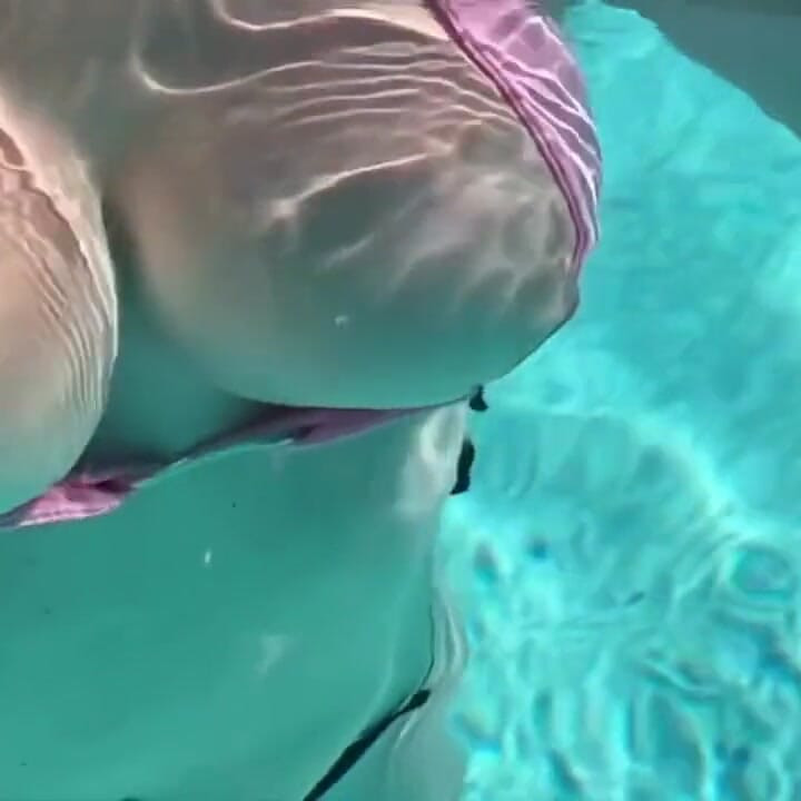Artemisia Love Showing Her Perfect Big Tits Underwater and Outdoor
