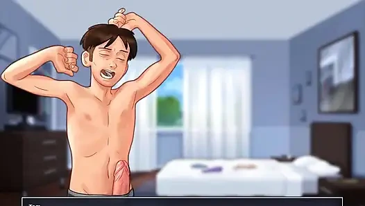 Летняя сага: мачеха и пасынок делают шаловливые вещи в ее постели, эпизод 178