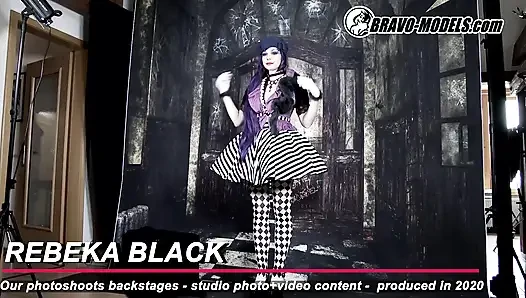 Pemotretan rebeka black 386-backstage - dewasa