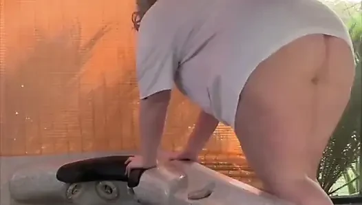 Hot Tub Masterbating