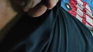 Jerking my big cock