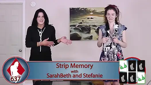 Dreadlocked Stefanie and Ex-trucker Sarahbeth Thrilling Strip Memory