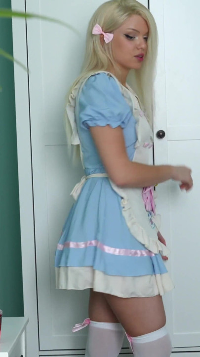 A Beautiful Anime Girl Got Fucked in Her Tight Pussy and Sweet Mouth. He Came on Her Cunt.