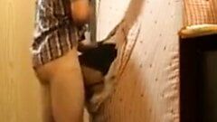 Str8 Country Frat guy tries gay ass at motel Gloryhole