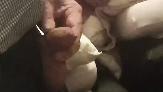 Wanking and vacuuming in clothes