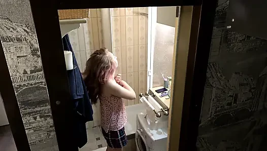 Young Girl's Shower for Perverts