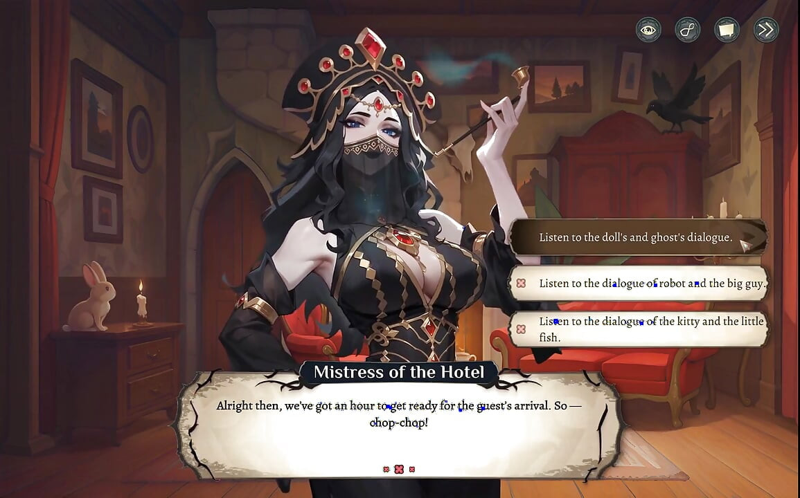 Hotel Tales SPOOKY HENTAI Game Ep.5 GHOST bartender er DRILLENDE COWGIRL stil!