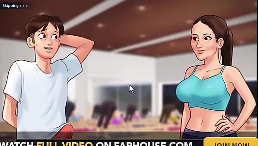 Summertime Saga - Jessy играла с собой