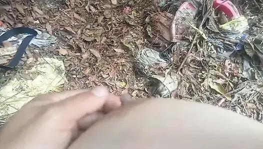 Nepali Outdoor Jungle Aunty Sex