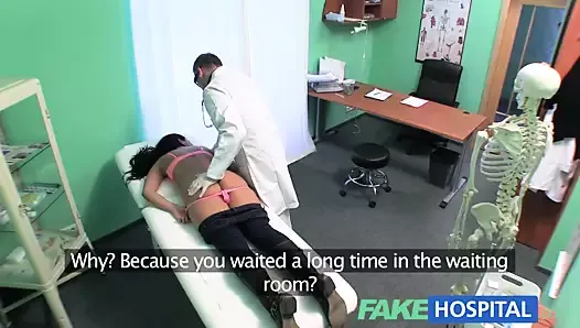 FakeHospital тугая горячая мокрая пациентка стонет от удовольствия