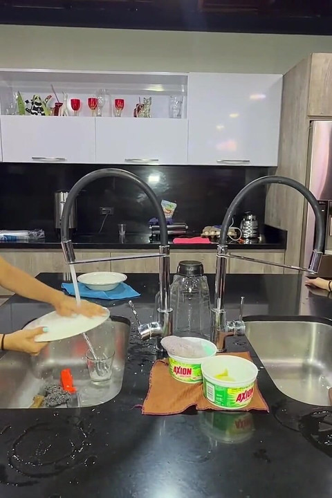 The Hottest Moment: My Best Friend Fucking My Best Friend in the Kitchen While I Was Talking Alone