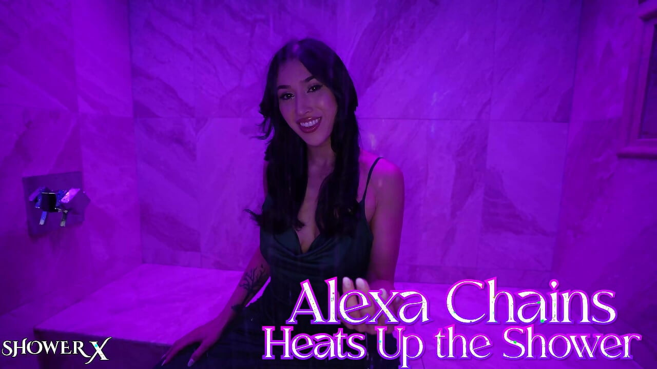 FILTHY KINGS - Busty Latina Alexis Chains Wet Shower Ride & Doggystyle Pound