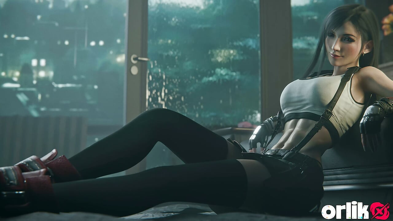 Tifa Lockhart 10 ते 0 काउंटडाउन JOI चांगल्या मुलीच्या बोट घालून ऑर्गॅझमसाठी 3D अॅनिमेशन हेंटाई Ff7 अनसेंसर्ड