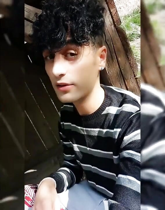 Boy Plays with Used Condom and Cum for Request From Straight Friend