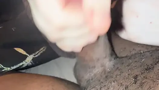 My stepsister makes me have the perfect cumshot