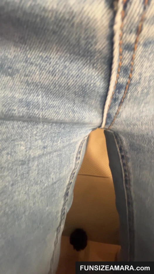 POV Hot Brunette Rubbing Her Wet Clit on a Chair