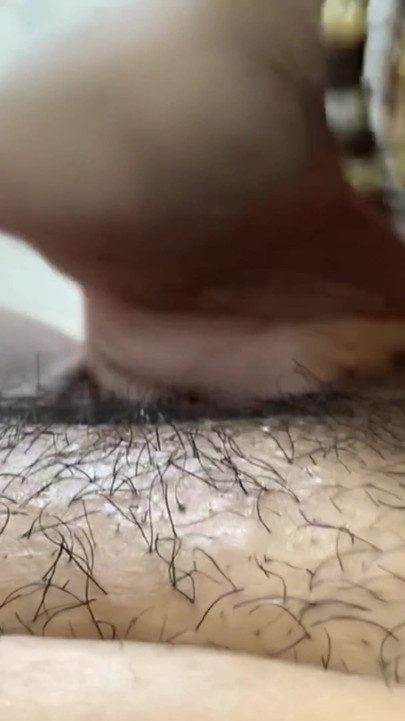Captivating moment from "I masturbated with the pillow and ended up wetting the entire bed"