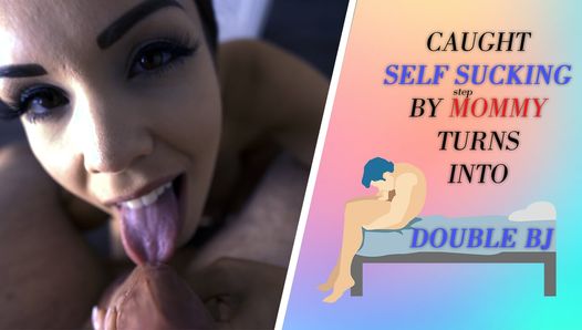 CAUGHT SELF SUCKING BY stepMOMMY TURNS INTO DOUBLE BJ - PREVIEW - ImMeganLive