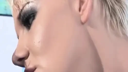Blonde MILF Gets Her Holes Stretched Wide by Huge Cock