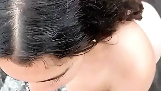 Echter pOV-blowjob - geile latina lutscht fremden