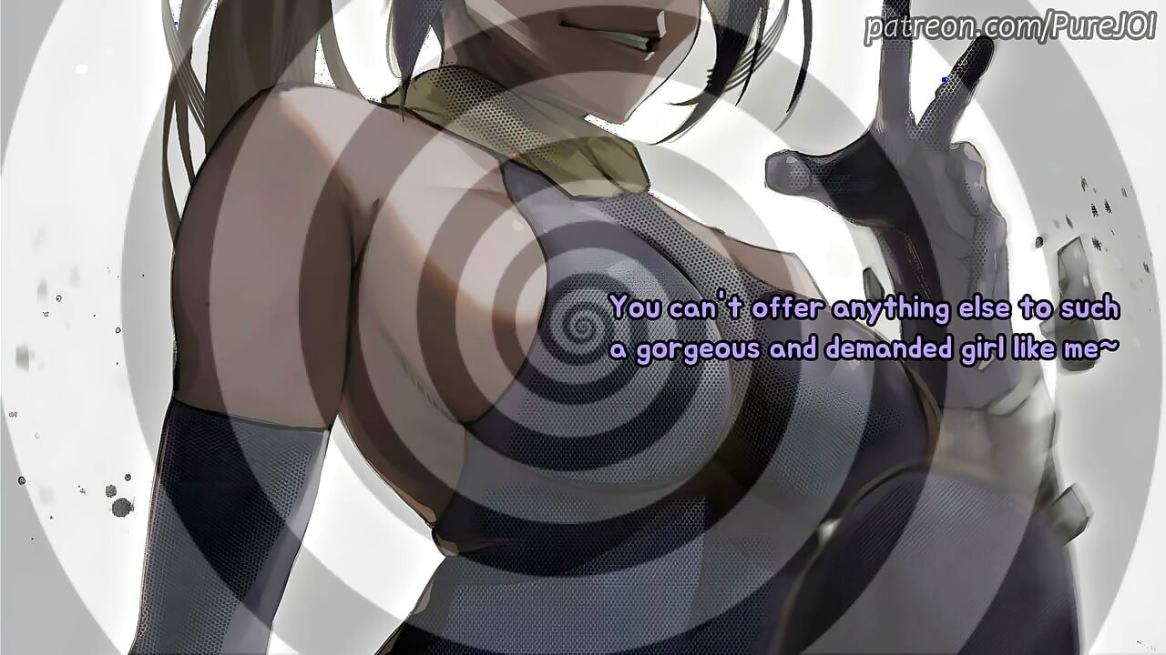 Looped! Yoruichi checks on your massive cock (Femdom JOI)