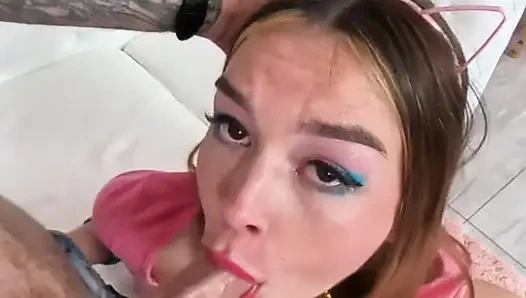 Bryan Gozzling's Big Cock Is Drained By Naughty Della Cate!