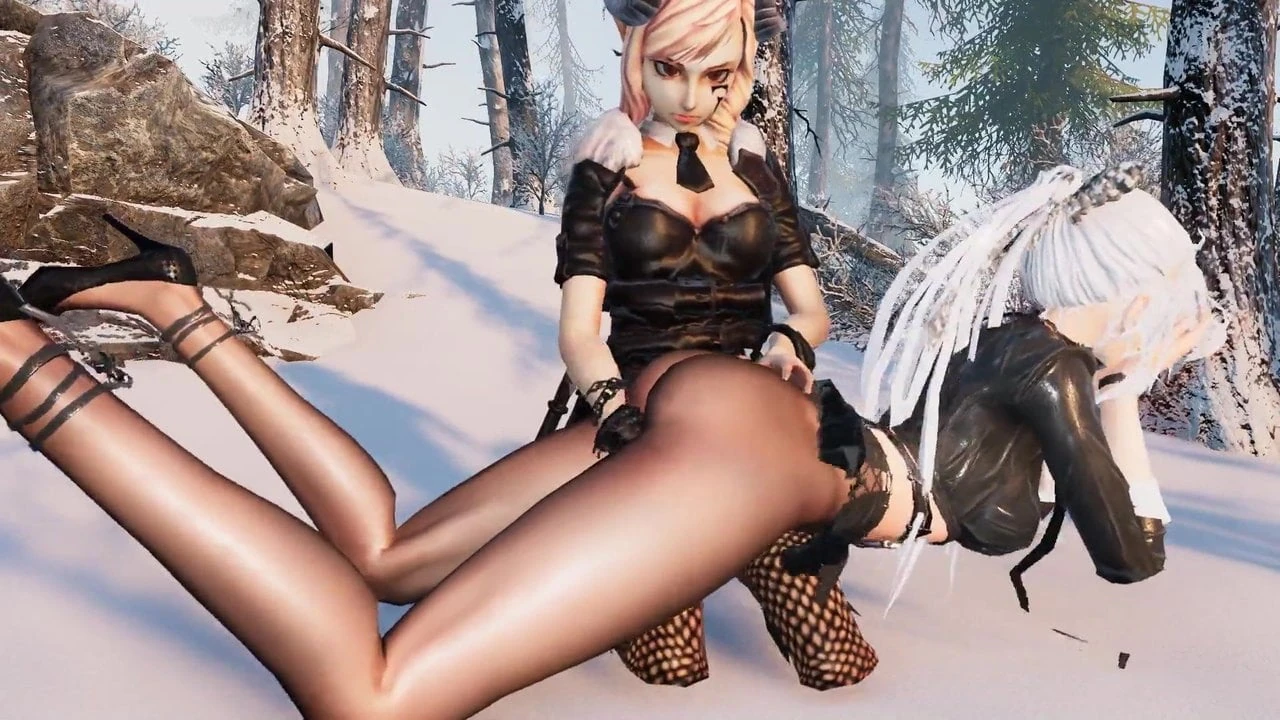 Naughty Succubus Spank and Fingering A Girl