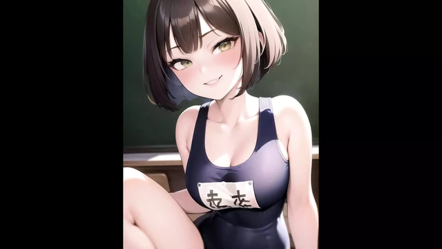 Hentai Anime Art Seduction of a Cheeky Jk Generated by Ai
