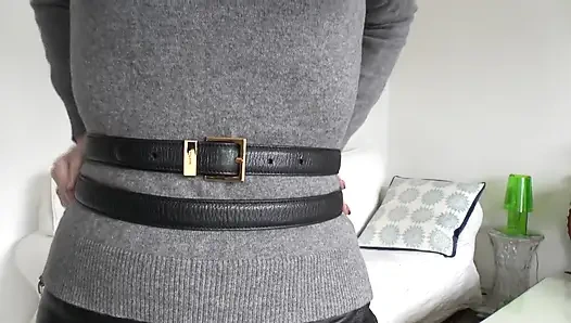 Примерка ремня в гостиной, часть 3, леди Виктория Валенте