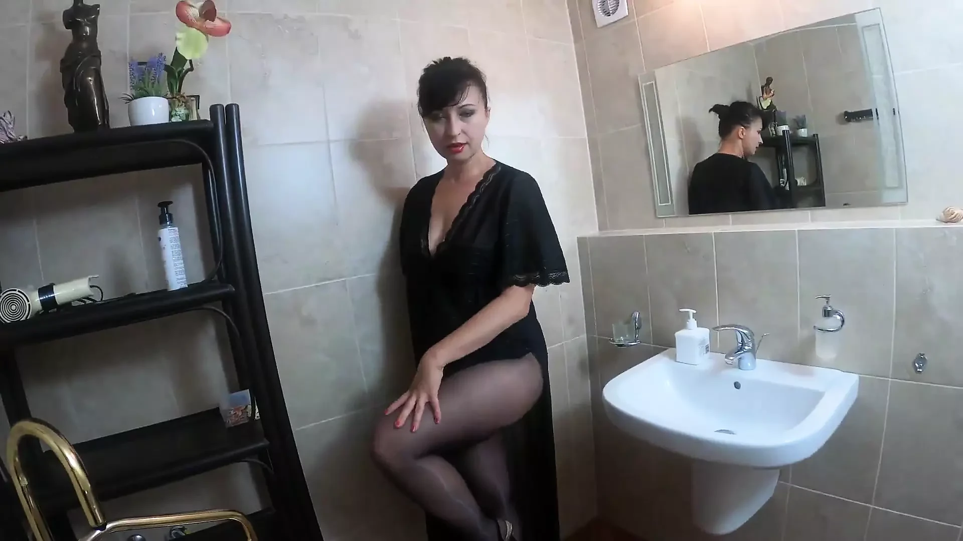 A prostituta esguichando