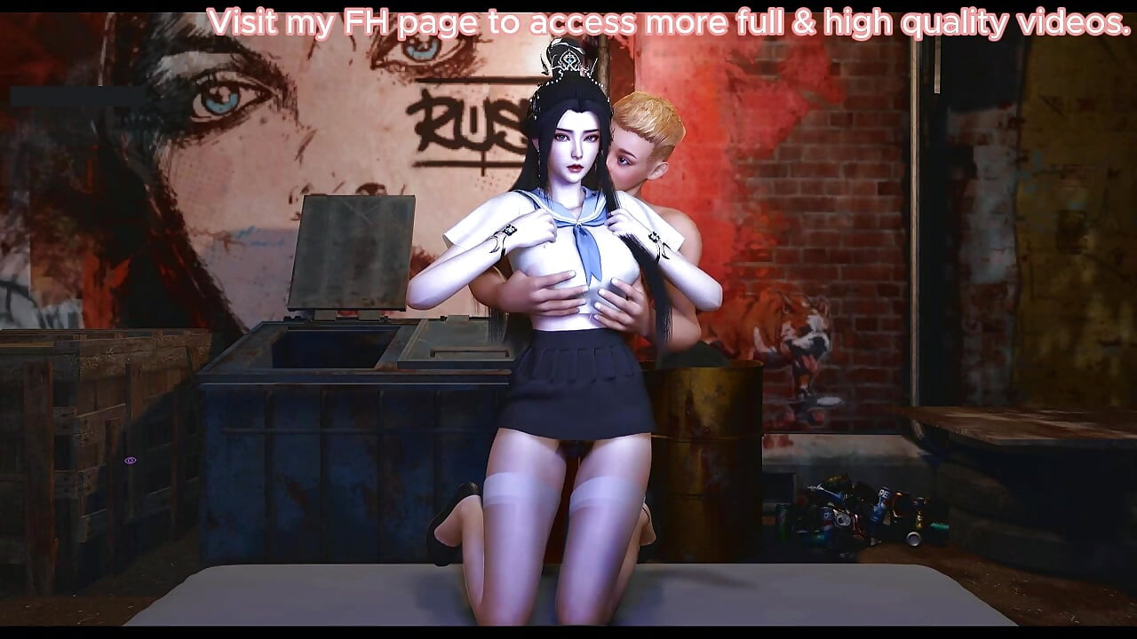 Pixel Dream Girl with a Booty Virus- 3D Animation Hentai