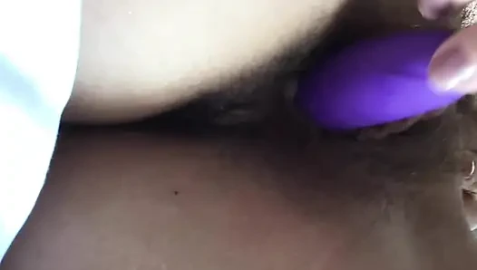 Поедание волосатой киски, трах раком и душ из спермы на живот жены