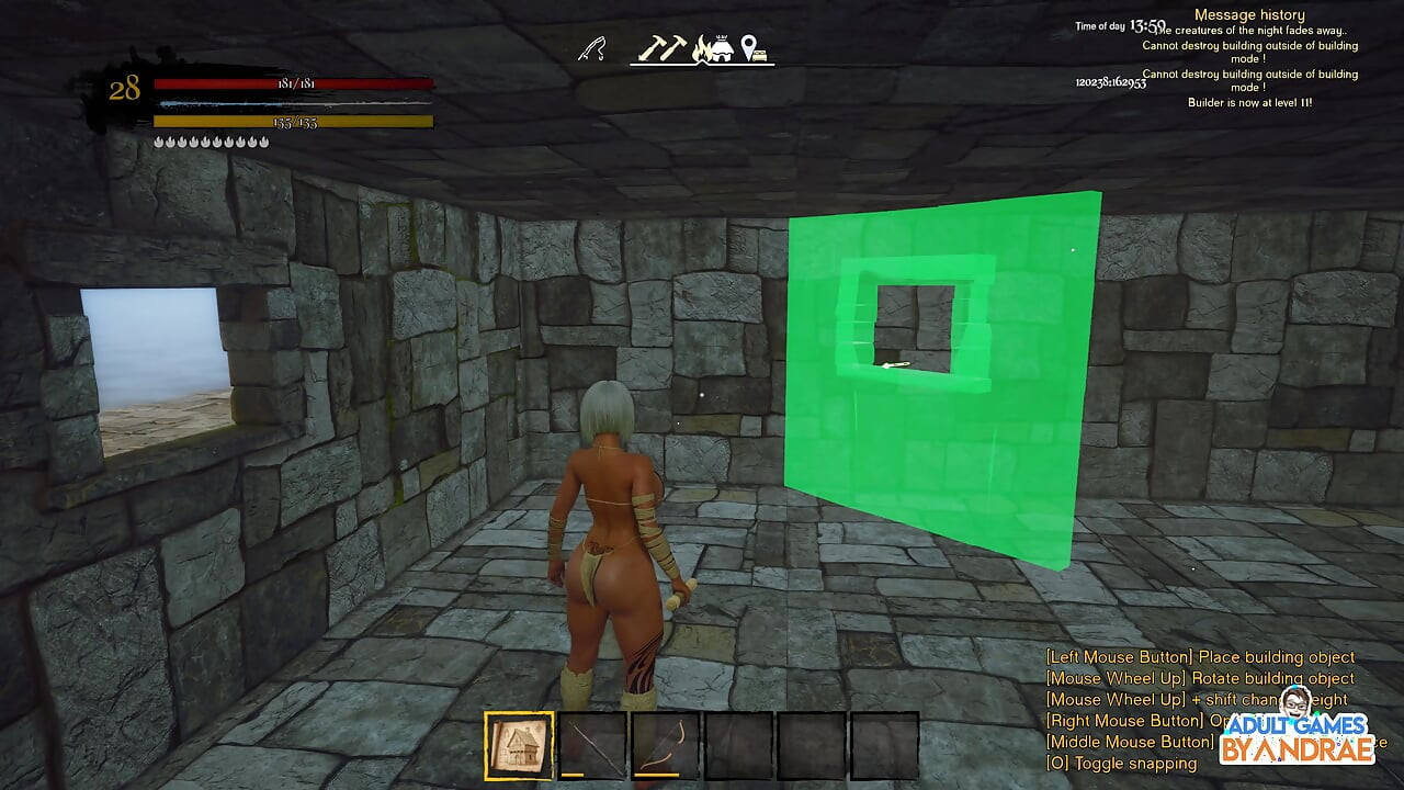 EP7: การสร้างห้องครัวบ้านหิน เตียง และอ่างอาบน้ําบนเกาะชั่วร้าย (เพลย์)