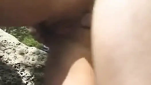 French Babe Got Her Ass Fukced in Forest