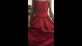 Красное платье 01