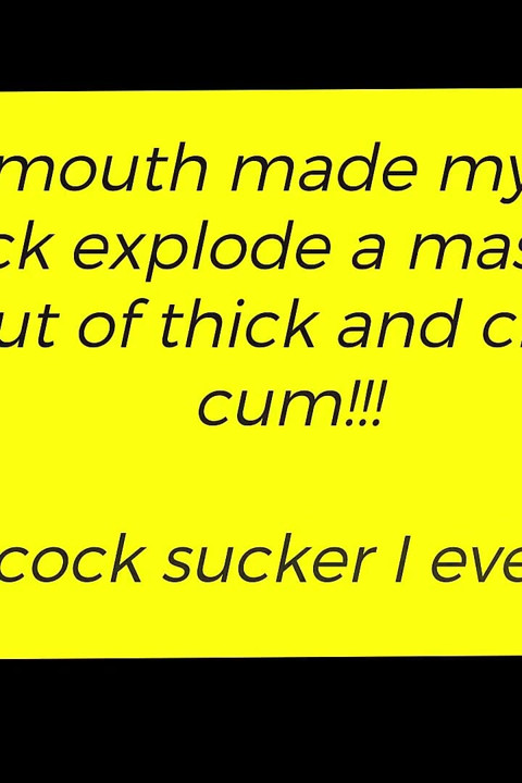 Massive Amount of Cum Sucked Out by Mouth