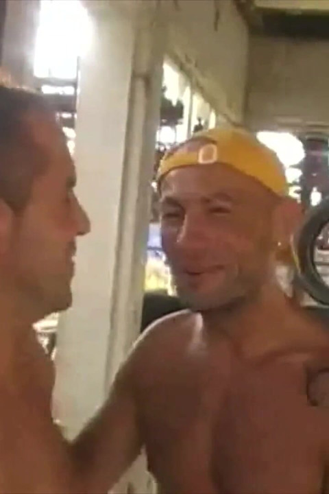 Twink fucked nuy xxl cock in exhib street