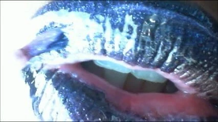 Mistress Onyx - Black Lipstick Fetish Bubblegum chew