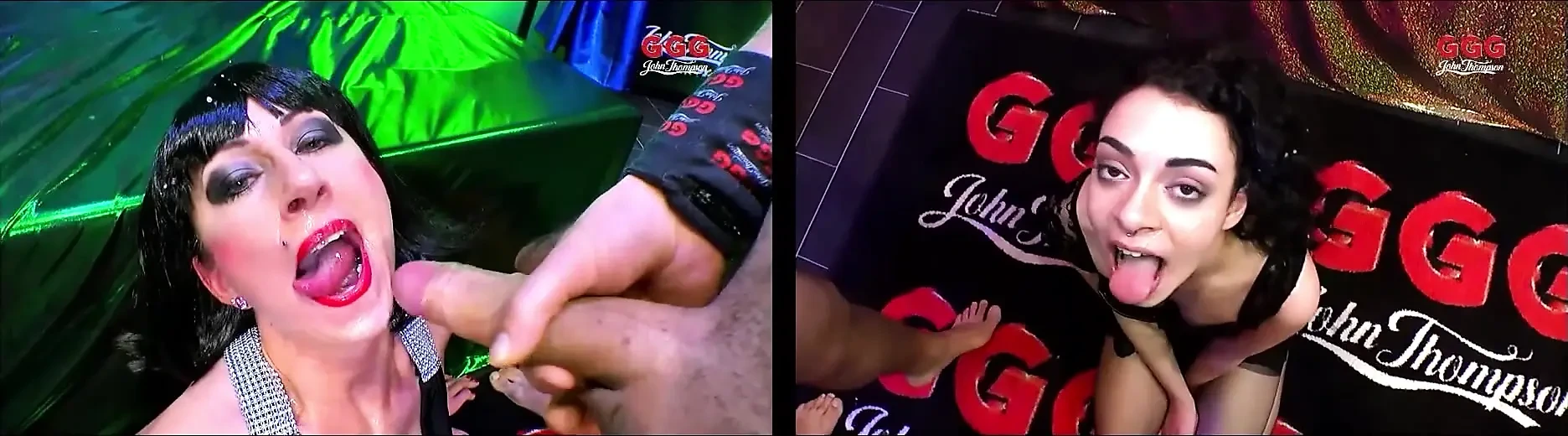 Ggg John Thompson - 饥渴的荡妇狂野地吮吸鸡巴