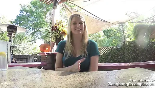 Summer's interview before her blowbang