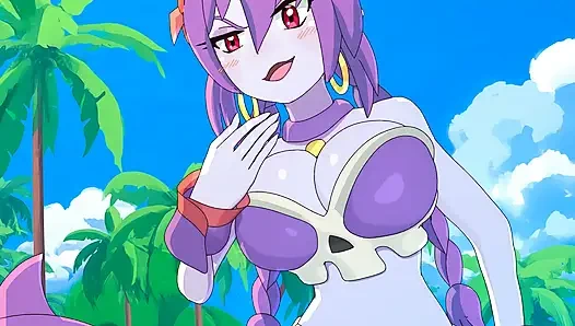 Эротический танец и трах сисек Shantae