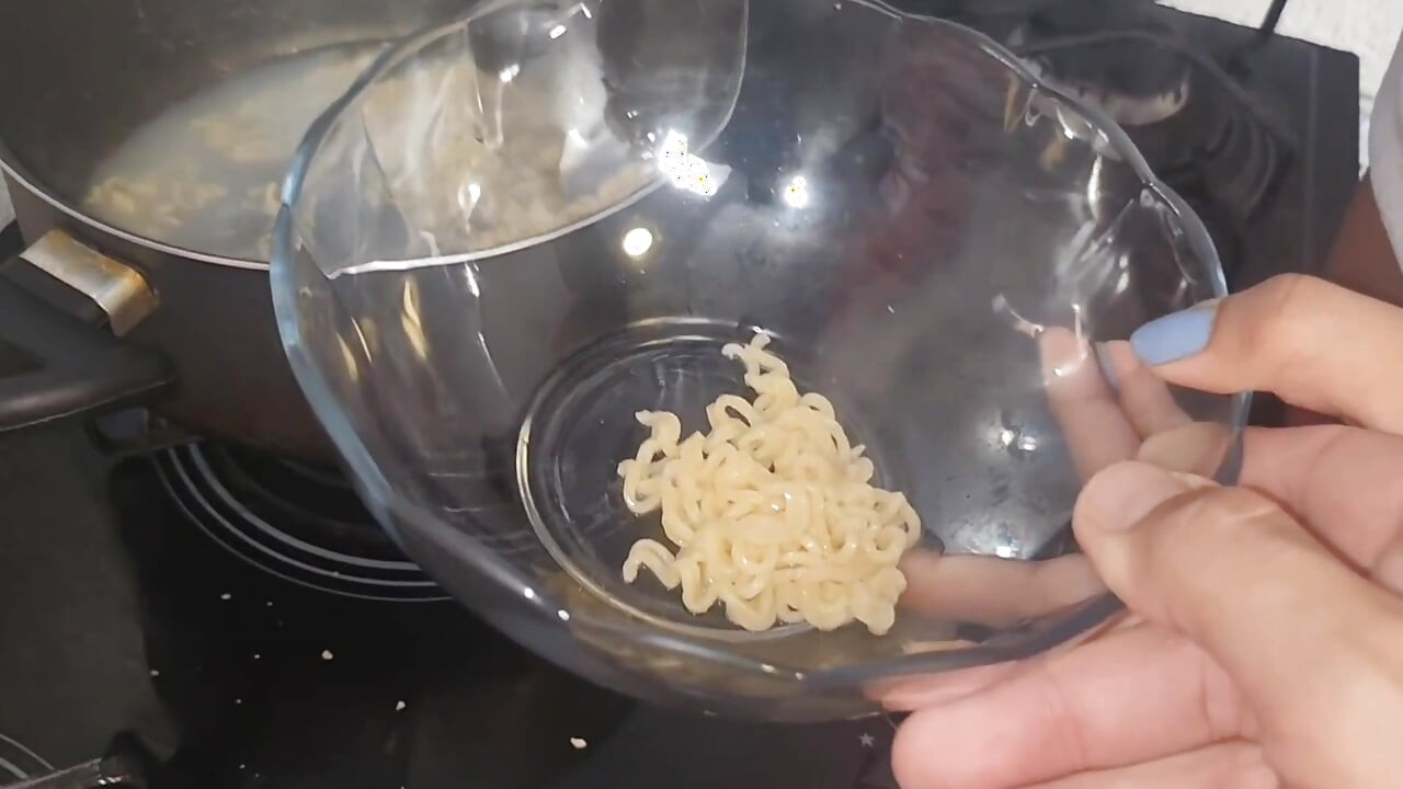 Feeding My Slave Piss Seasoned Noodles