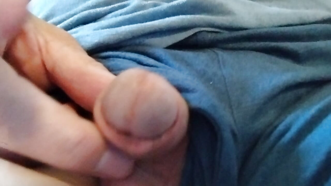 Leaking precum from watching porn