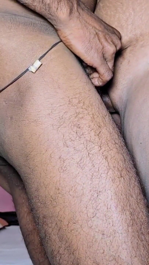 Indian sexy wife cheated on her husband and got hard by her | Clip 1