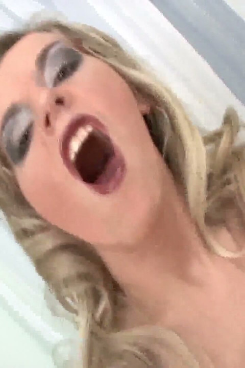 Cheating blonde gets her hairy pussy smashed rough