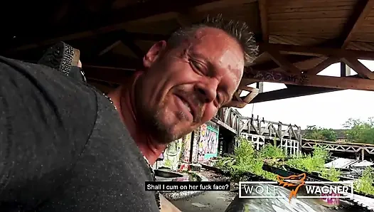 Risky Hot Outdoor Fuck with German Curvy Slut