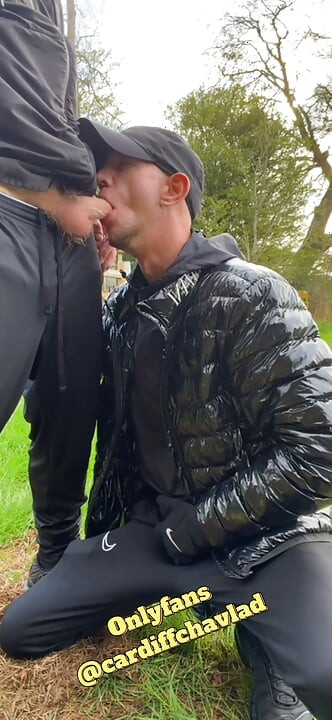 Chav Lad Takes It Bent Over In Public  Bareback Creampie Finish